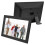 10.1 Polegadas WiFi Digital Photo Frame com Luz LED 1280x800 HD IPS LCD Touch Screen Imagem Eletrônica Música Filme 32GB (UE) 3