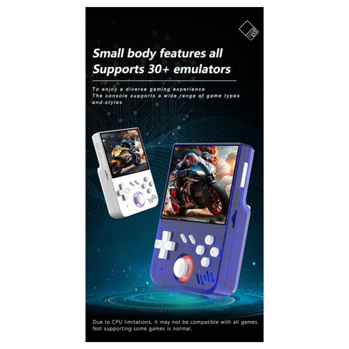 R36  Retro Handheld Game Console MY  128GB 3.5inch IPS Screen Video Game Console Linux Supports 30+ Simulators A 1
