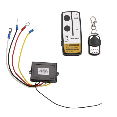 12V 12Volt 50ft Winch Wireless Remote Control Set for Truck  ATV Warn Ramsey