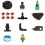 Automatic Flower Pot Watering System DIY Drip Irrigation System Garden Hose Micro-Drip Watering Kits Adjustable Drippers 2