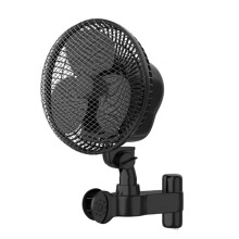 Grow Tent Clip Fan 6In with Long-Life EC Motor 2 Dynamic Wind Speed for Hydroponics Circulation Cooling EU Plug