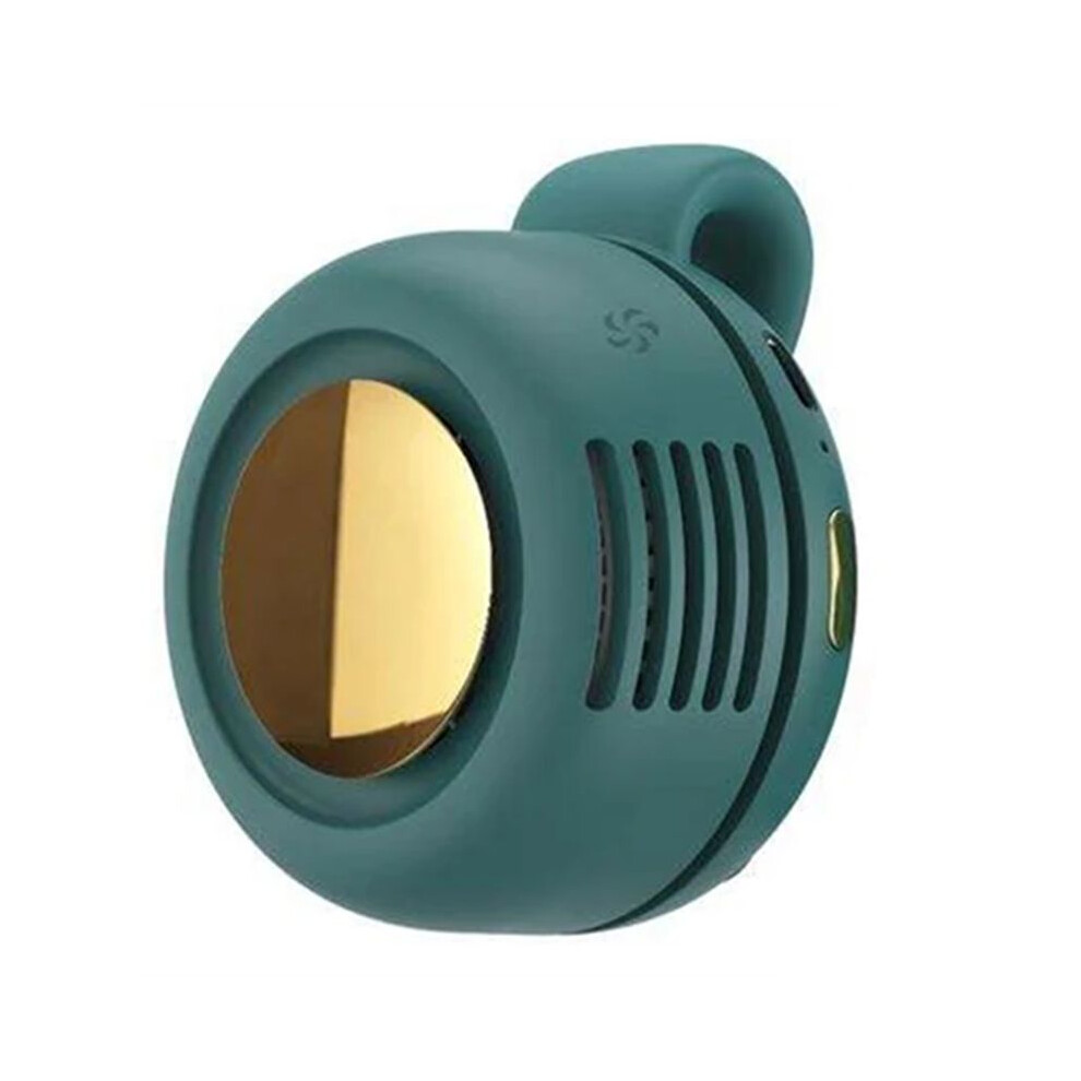 Waist-Hanging Charging Fan Waist-Clip Cyclone Fan Portable Usb Charging Fan Lazy Clip- Small Cyclone Fan Green 6131180462037