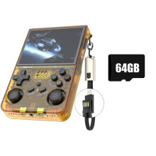 R36XX Retro Handheld Game Console 64G 20000+ Games 3,5 Inch Scherm WiFi Linux Draagbare Pocket Videospeler Kind Cadeau C