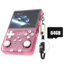 R36XX Retro Handheld Game Console 64G 20000+Games 3.5 Inch Screen WiFi Linux Portable Pocket Video Player Kid Gift A