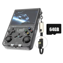 R36XX Retro Handheld Game Console 64G 20000+Games WiFi Linux Portable Pocket Video Player 3.5 Inch for Kid Gift C