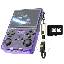 R36XX Retro Handheld Game Console 128G 30000+Games WiFi Linux Portable Pocket Video Player 3.5 Inch for Kid Gift D