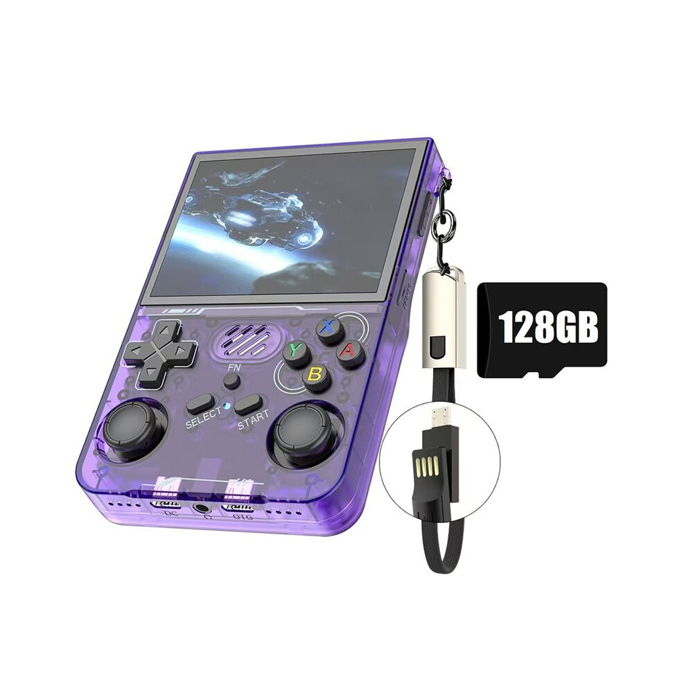 R36xx Retro Handheld Game Console 128G 30000+Games Wifi Linux Portable Pocket Video Player 3.5 Inch For Kid Gift D 6032234129862