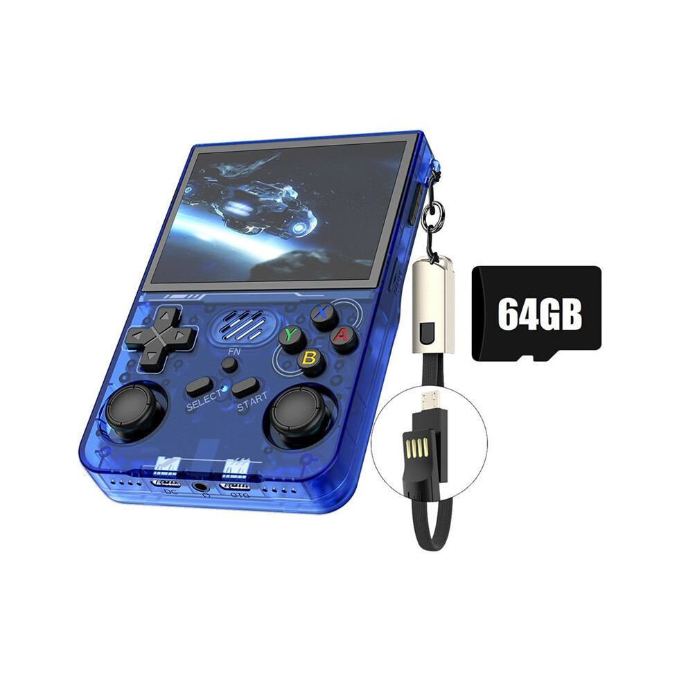 Photos - Gaming Console Zandona R36XX Retro Handheld Game Console 64G 20000+Games 3.5 Inch Screen WiFi Linux Portable Pocket Video Player Kid Gift D 