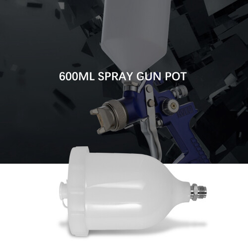 Spray Gun Cup Replacement Pot 600ML For Devilbiss  / TEKNA Pro Pri FLG New 1