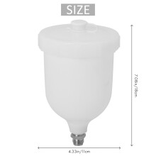 Spray Gun Cup Replacement Pot 600ML For Devilbiss  / TEKNA Pro Pri FLG New