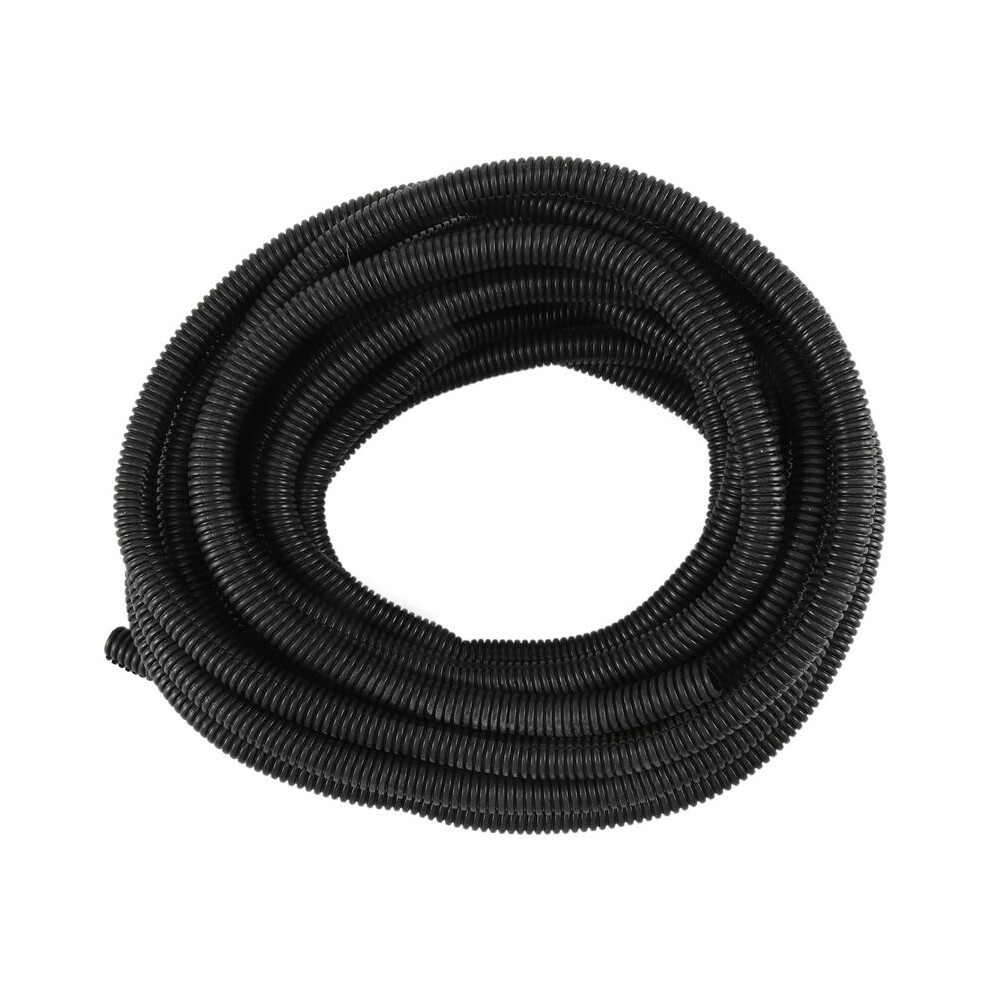 25 Ft Split Wire Loom Conduit Polyethylene Tubing Color Sleeve Tube Black 6034191742535