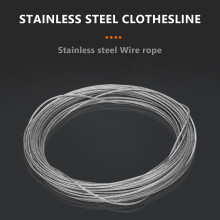 ACERO INOXIDABLE Cable de Acero Cable Rigging Extra, Longitud: 15 M DiáMetro: 1.0 Mm