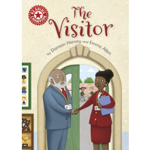 Reading Champion The Visitor by Damian Harvey Hardcover Book
