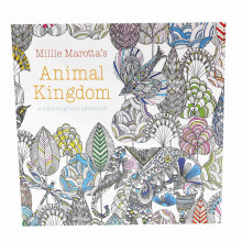 Children Adult Animal Kingdom Treasure Hunt Coloring Painting Book