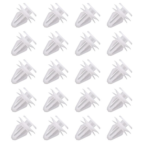 20 Stuks Auto Witte Klinknagel Deurbekleding Clips Sluiting