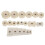 Pack of 20 Watch Back Press Fitting Dies Watch Repair Kit Round and Rectangular 1