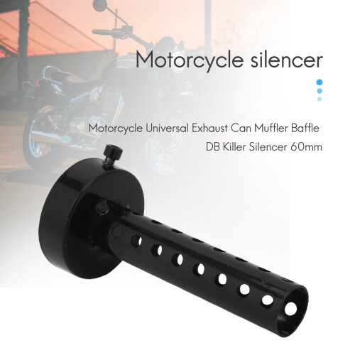 Motorcycle Universal Exhaust Can Muffler Baffle DB Killer Silencer 60mm 2