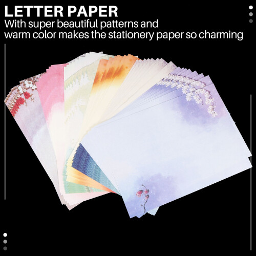 48 Stuks Schrijfpapier, Briefpapier Briefsets 2