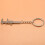 Useful  Vernier Caliper Tool Pendant Slider Slides Keyring Key Chain 10CM 8