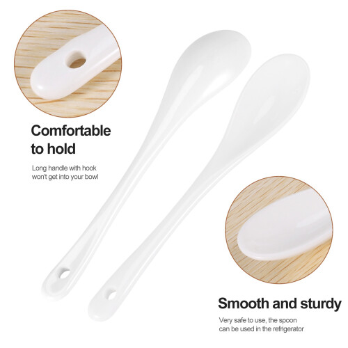 Set of 5 Ceramic Spoon Teaspoon Spoon Jam Honey 2