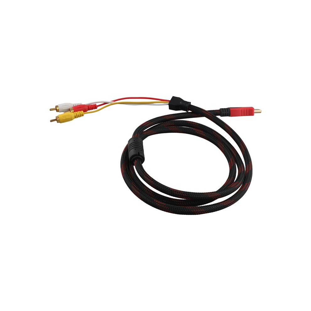 Us 5Ft To 3 Rca Video Audio Av Component Converter Adapter Cable For Hdtv 6031271064983