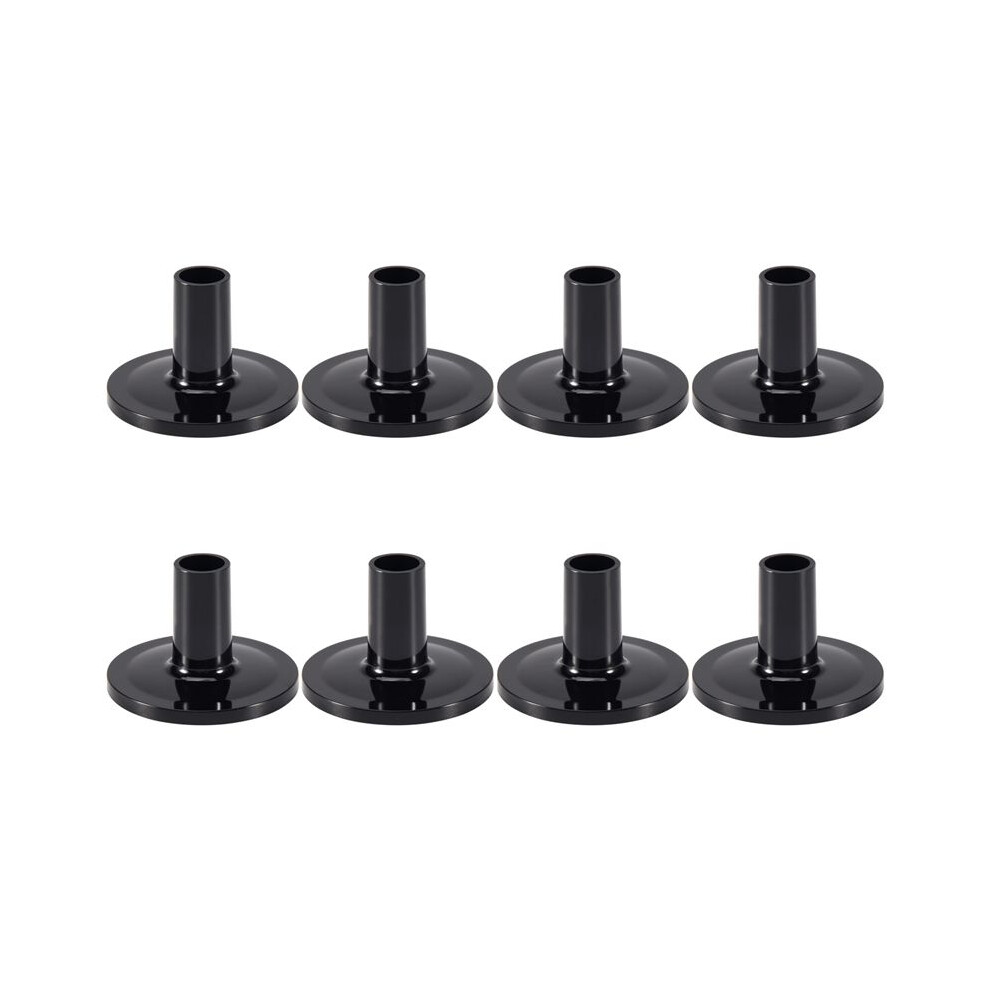 8Pcs Cymbal Sleeves 8Pcs 38X26mm Drum Cymbal Sleeves Replacement For Shelf Drum Kit Black 6033713369090