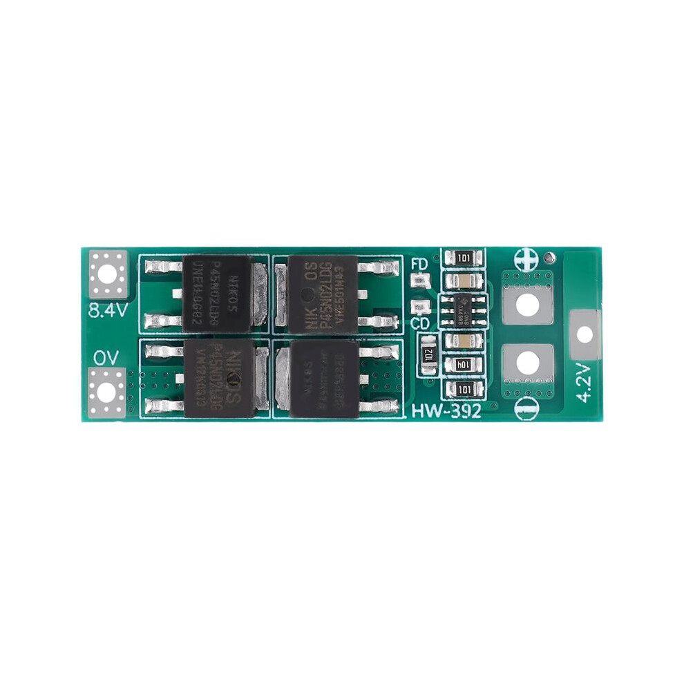 2S 20A 7.4V 8.4V 18650 Lithium Battery Protection Board/Bms Board Standard 6031602007580