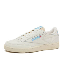 Reebok Club C Vintage Tennisschoenen voor Mannen, Casual Witte Schoenen, Maten 7 tot 15, Chalk/Alabaster/Essentieel Blauw, 8