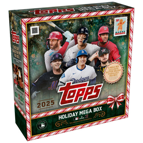 2025 Topps Holiday Baseball - Fabrikversiegelt - Mega Box