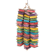 Brinquedos Papagaio para PáSsaros Grandes PapelãO Brinquedos para PáSsaros Grandes Brinquedos Papagaio Cinza Africano Gaiola de PáSsaro Madeira