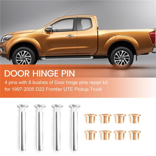 Door Hinge Pin & Bushing Kit Front for  1997 - 2005 1