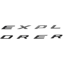 3D Letters ABS Front Hood Emblem Explorer Sport Hood Letters Stickers for  Explorer 2011-2020( Matte Black)