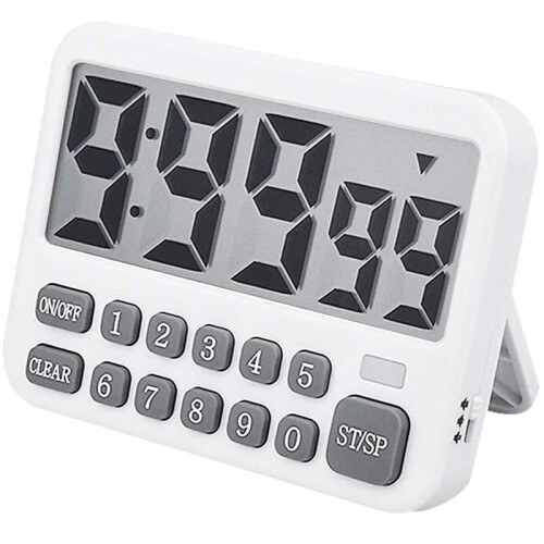 Digital Kitchen Timer, Large Display Cooking Timer Cycle Count /Down Timer with Digits Directly Input, Loud Alarm