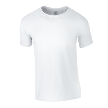 (XS, White) Gildan Unisex Adult Softstyle Plain Ringspun Cotton T-Shirt