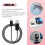 2M USB Headphone Cable Audio Cable for  G633 G633S Headset 4