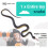Rubber Snake Pretend Trick Toy Garden Props 6