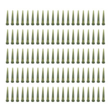 100 Pcs Green Plastic Tapered Pinhead Glue Liquid Dispenser Needles 14G