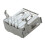 20 Pcs USB Female Type A 4-Pin DIP Right Angle Plug Jack Socket Connector 4