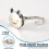 Black Cat Cartoon Foldable Silver Tone Handbag Hook Antislip Rubber Base 3