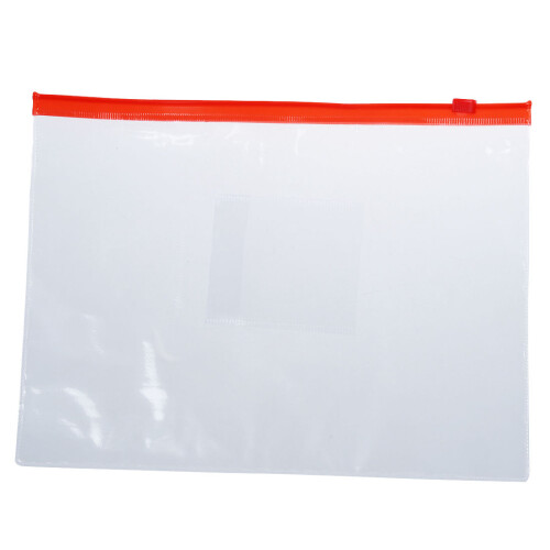 20PCS Plastic Slider Zip Lock Bags Files Holder for A5 Paper 2