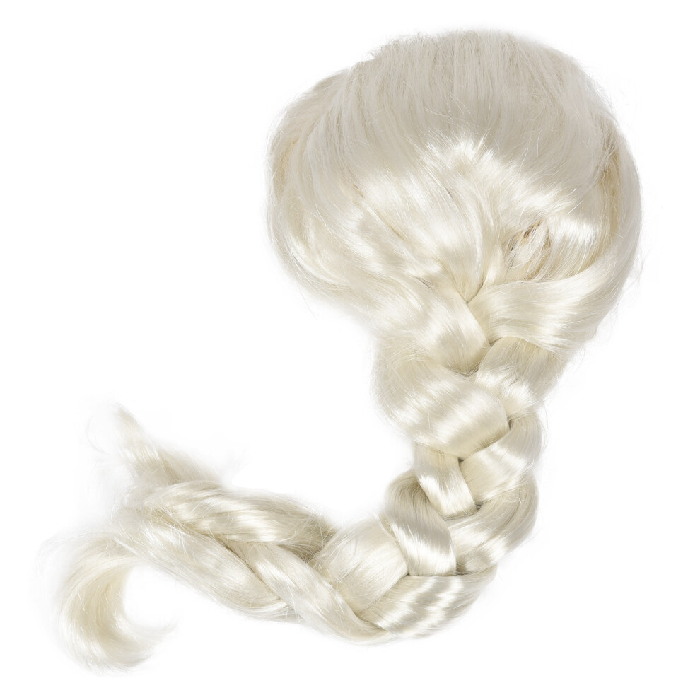 Beautiful Adult Wig light gold Braid Dressing