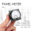 AC 0-300V Round Analog Dial Panel Meter Voltmeter Gauge Black 6