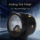 AC 0-300V Round Analog Dial Panel Meter Voltmeter Gauge Black 3