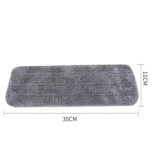 (35cm Mop Cloth) Spray 360 Mop Degrees Spinner Head Flat Floor Cleaner Foldable Bucket Mops Tool