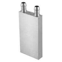 Aluminiowy Blok ChłOdząCy Cieczą do ChłOdnicy Procesora Komputera do Komputera i Laptopa Cpu Srebrny Radiator (80 Mm)