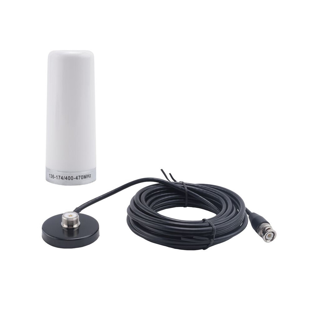 Vehicle/Car Mobile Radio Vhf/Uhf Dual Band Antenna Bnc Male Connector Magnetic Base Mount 5M Rg58 Cable For Bc125at Scanner 4711174948116