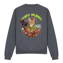 (XL, Charcoal) Star Trek Unisex Adult The Purr Sweatshirt
