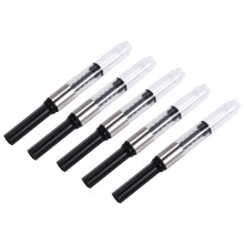 Jinhao 5Pcs FüLlfederhalter Tintenkonverter TintenbehäLter Neu Geeignet für Alle Typen Schwarz