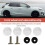 8pc Front Wheel Arch Trim Clips Plastic Metal Screw Nut Set For  Corsa C 3