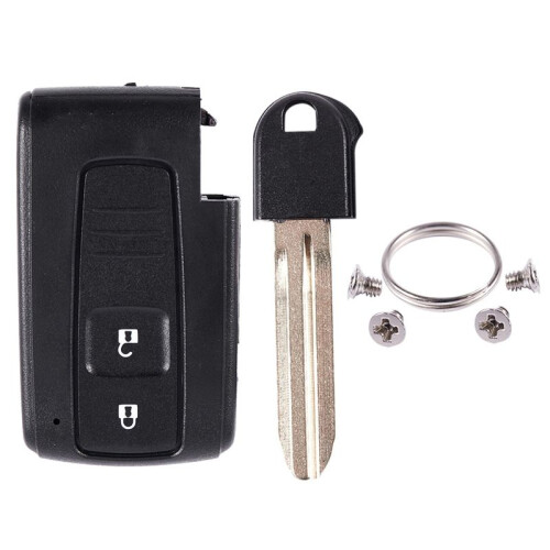 2 BUTTON  REMOTE KEY CASE SHELL & BLADE For   VERSO PRIUS